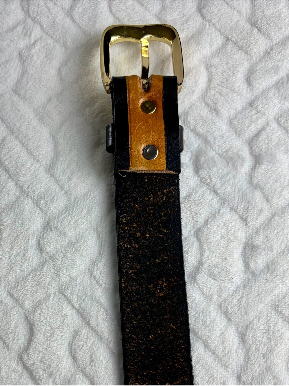 Handmade Ted Arthur Wearable Art Leather Belt Custom Gradient Rainbow Men’s XXL - Picture 7 of 11